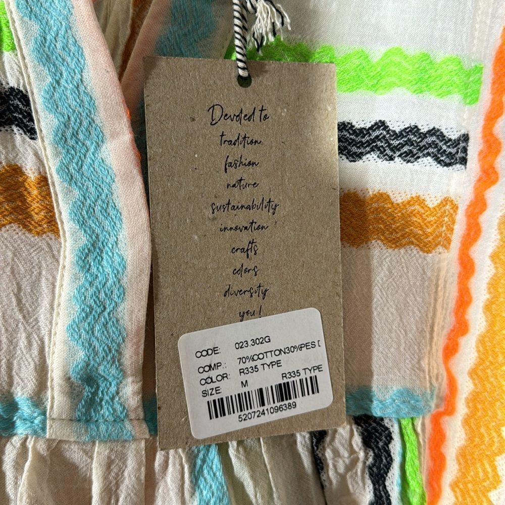 DEVOTION TWINS ELA MULTI COLORED JACQUARD MINI DRESS NEW - Picture 6 of 7